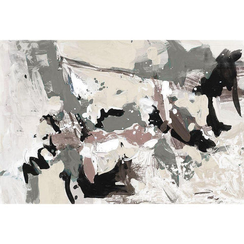 Dark Remembrance II Black Modern Wood Framed Art Print by Slivka, Jane