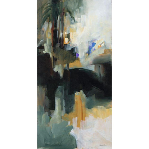 Remembrance II Black Modern Wood Framed Art Print by Slivka, Jane