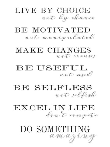 Do Something Amazing White Modern Wood Framed Art Print with Double Matting by Quach, Anna