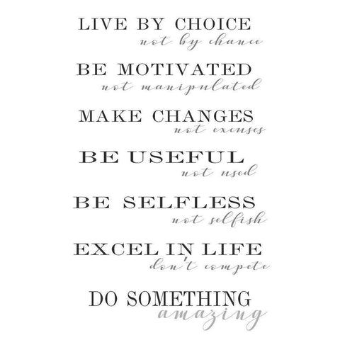 Do Something Amazing White Modern Wood Framed Art Print by Quach, Anna