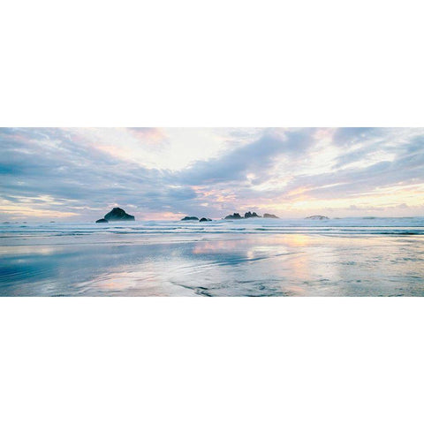 Sunrise Tides Black Modern Wood Framed Art Print by Amos, Andy