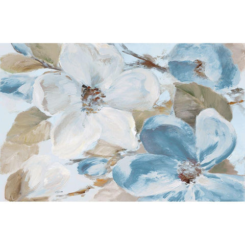 Neutral Silently Bloom I White Modern Wood Framed Art Print by Loreth, Lanie