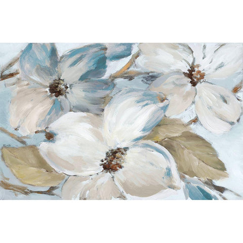 Neutral Silently Bloom II White Modern Wood Framed Art Print by Loreth, Lanie