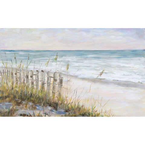 Mist Ocean View Black Modern Wood Framed Art Print with Double Matting by DeRice, Julie