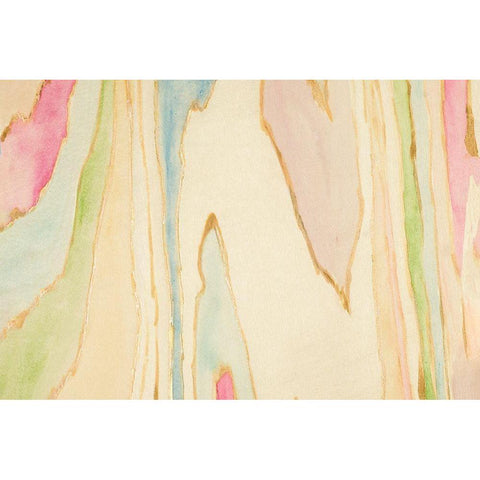 Against the Grain Abstract White Modern Wood Framed Art Print by Bryant, Susan
