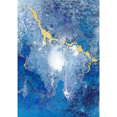From Above II Black Modern Wood Framed Art Print by Diannart