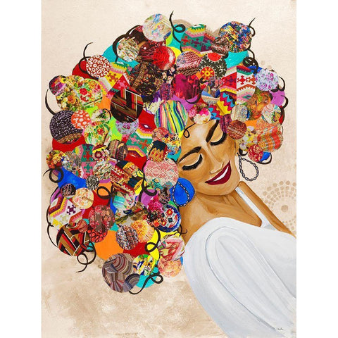 Radiant Queen White Modern Wood Framed Art Print by Ritter, Gina
