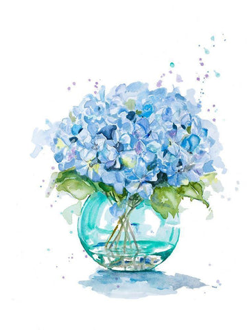 Fresh Little Flower III Black Ornate Wood Framed Art Print with Double Matting by Pinto, Patricia