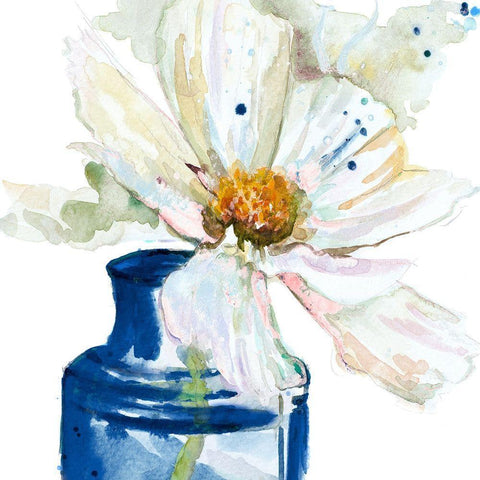 Fresh Little Flower Close Up Gold Ornate Wood Framed Art Print with Double Matting by Pinto, Patricia