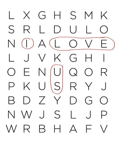 Crossword Puzzle II Black Ornate Wood Framed Art Print with Double Matting by Quach, Anna