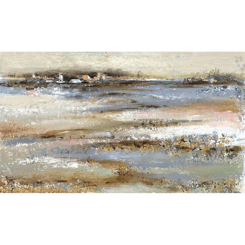 In the Distance Black Modern Wood Framed Art Print by Pinto, Patricia