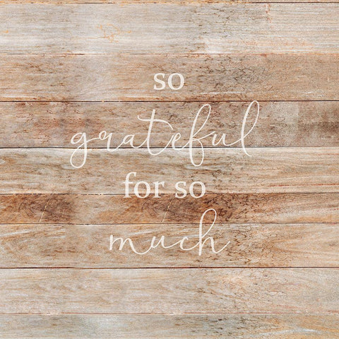 So Grateful Black Modern Wood Framed Art Print by Quach, Anna