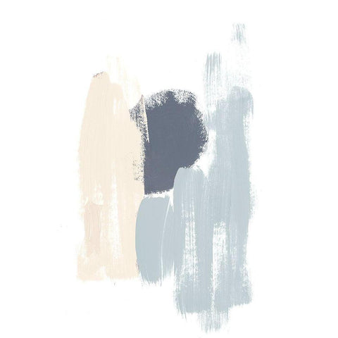 Mindful Muted II White Modern Wood Framed Art Print by Bryant, Susan