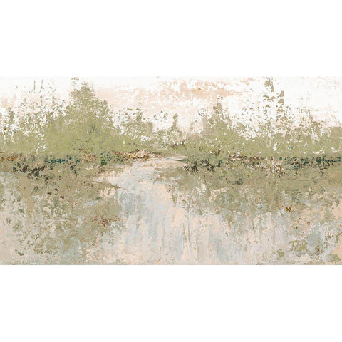 Neutral Wild Fields White Modern Wood Framed Art Print by Pinto, Patricia