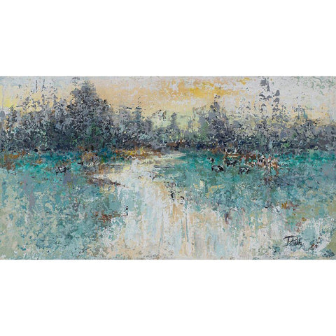 Wild Fields White Modern Wood Framed Art Print by Pinto, Patricia
