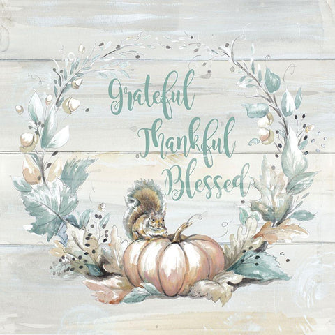 Fall Season Crown White Modern Wood Framed Art Print by Pinto, Patricia