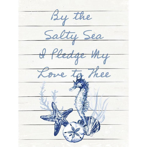 I Pledge My Love Black Modern Wood Framed Art Print with Double Matting by Gaynor, Janice