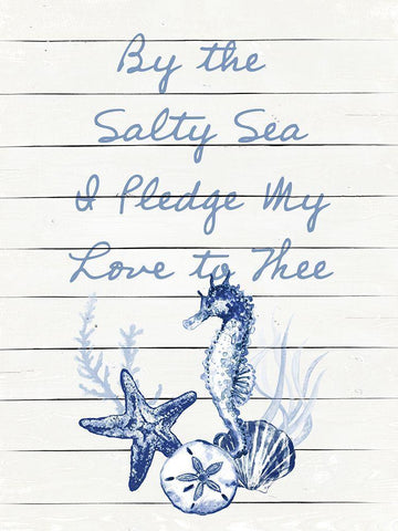 I Pledge My Love Black Ornate Wood Framed Art Print with Double Matting by Gaynor, Janice