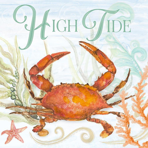 High Tide Black Modern Wood Framed Art Print with Double Matting by Gaynor, Janice