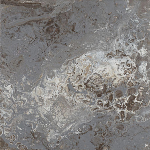 Modern Flow II Gold Ornate Wood Framed Art Print with Double Matting by Hakimipour, Tiffany
