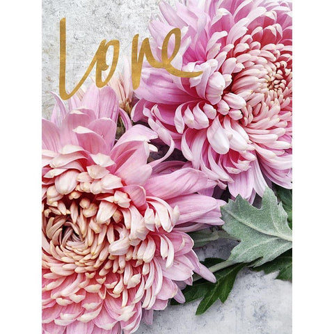 Love Gold Ornate Wood Framed Art Print with Double Matting by Gardner, Sarah