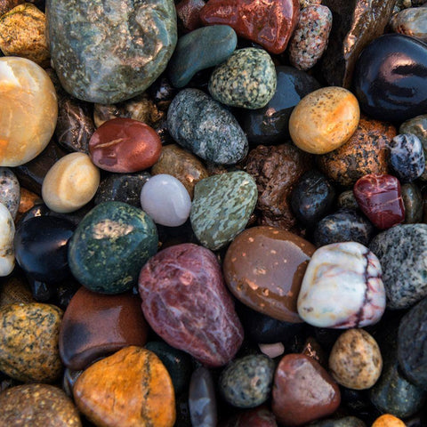 Ocean Rocks I Black Modern Wood Framed Art Print by Amos, Andy