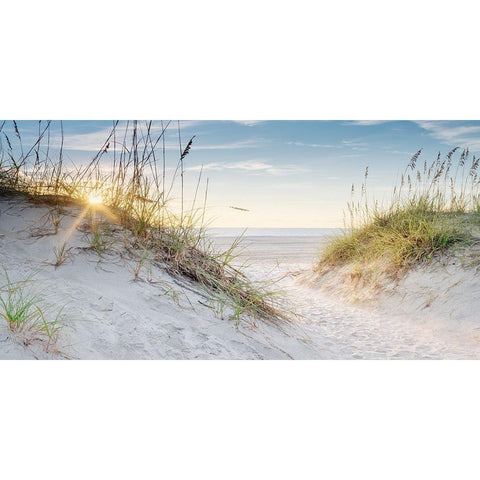 Sunrise Black Modern Wood Framed Art Print by Amos, Andy
