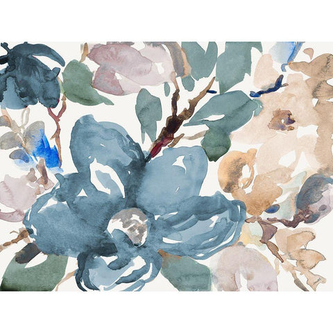 Spring Garden II White Modern Wood Framed Art Print by Loreth, Lanie