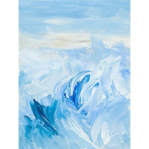 Oh, the Sea White Modern Wood Framed Art Print by Loreth, Lanie