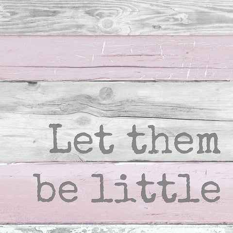 Let Them Be Little Gold Ornate Wood Framed Art Print with Double Matting by Quach, Anna