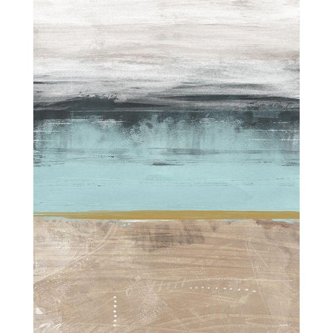 Familiar Feeling Black Modern Wood Framed Art Print with Double Matting by Meneely, Dan