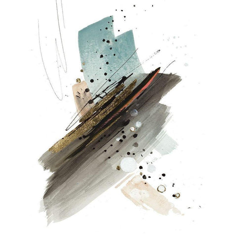 Migration (Centered) Black Modern Wood Framed Art Print by Pinto, Patricia