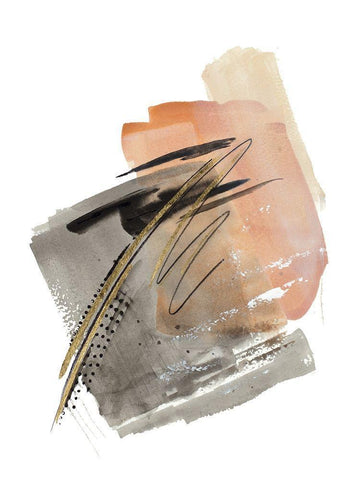 Fresh Start (centered) Black Ornate Wood Framed Art Print with Double Matting by Pinto, Patricia