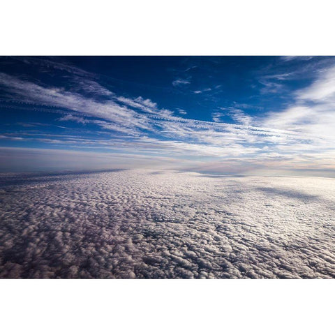 From the Sky Black Modern Wood Framed Art Print with Double Matting by Bill Carson Photography
