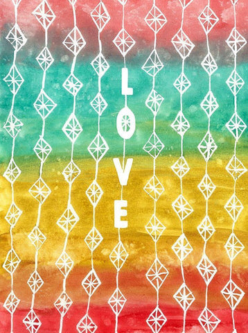 Dreaming Of Love White Modern Wood Framed Art Print with Double Matting by Bucheli, Jen