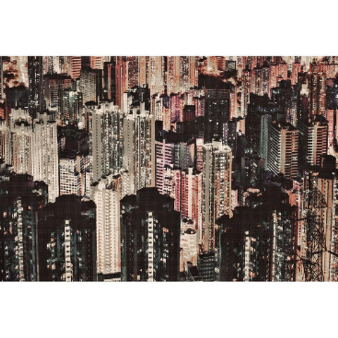 Late Night Life Gold Ornate Wood Framed Art Print with Double Matting by Meneely, Dan