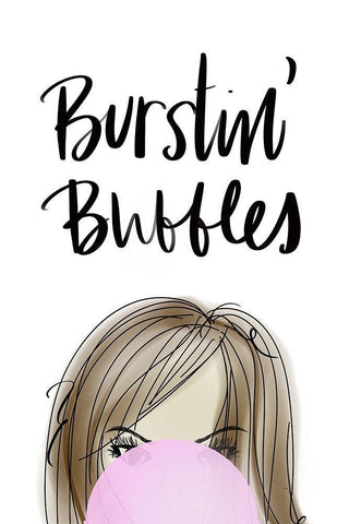 Sassy Hair Dont Care I Black Ornate Wood Framed Art Print with Double Matting by Quach, Anna