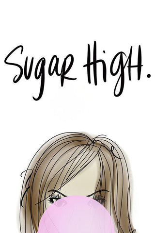 Getting Things Done with Sass I White Modern Wood Framed Art Print with Double Matting by Quach, Anna