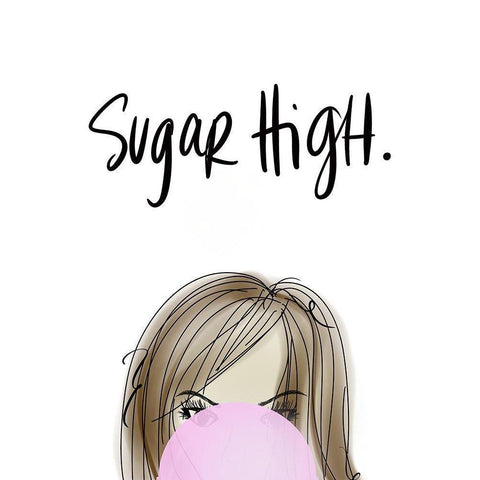 Getting Things Done with Sass I Black Modern Wood Framed Art Print by Quach, Anna