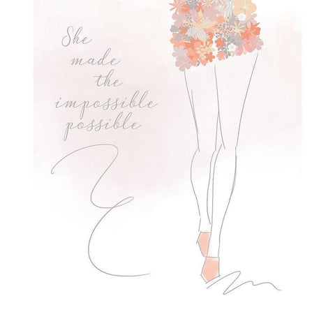 Impossibly Possible White Modern Wood Framed Art Print by Quach, Anna