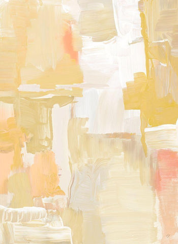 Peace I White Modern Wood Framed Art Print with Double Matting by Loreth, Lanie