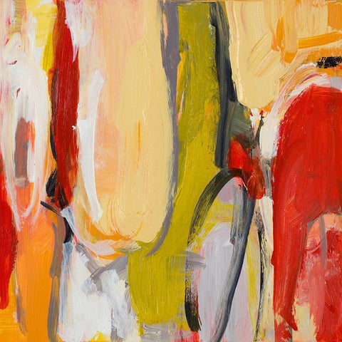 City Symphony II White Modern Wood Framed Art Print by Loreth, Lanie