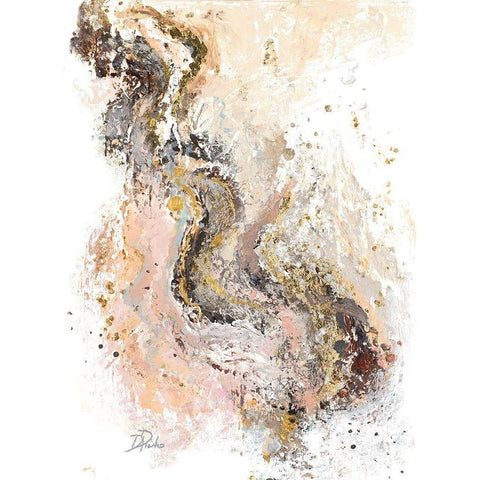 Tierra Rosa Gold Ornate Wood Framed Art Print with Double Matting by Pinto, Patricia