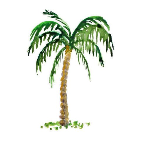 The Palm I Black Modern Wood Framed Art Print by DeRice, Julie