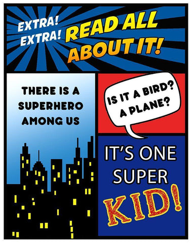 Super Kid Black Ornate Wood Framed Art Print with Double Matting by Quach, Anna