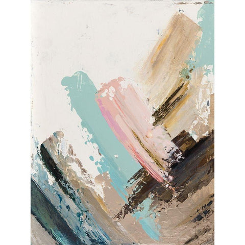 Summer Sorbet Black Modern Wood Framed Art Print with Double Matting by Pinto, Patricia