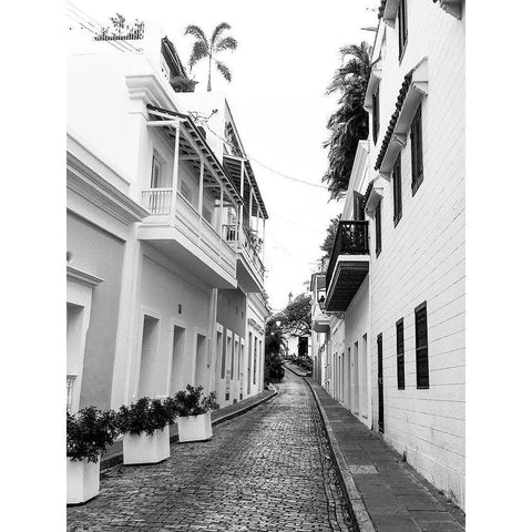 Viejo San Juan II White Modern Wood Framed Art Print by Acosta