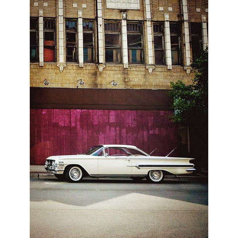 Hot Ride Black Modern Wood Framed Art Print with Double Matting by Bucheli, Jen