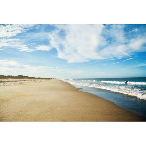 Coastal Shores White Modern Wood Framed Art Print by Bucheli, Jen