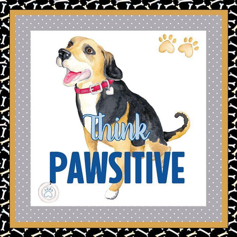 A Dogs Life VI White Modern Wood Framed Art Print by Metz, Andi